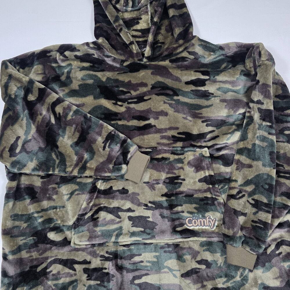 The Comfy Original Oversized Wearable Blanket Hoodie Camo One Size Pullover